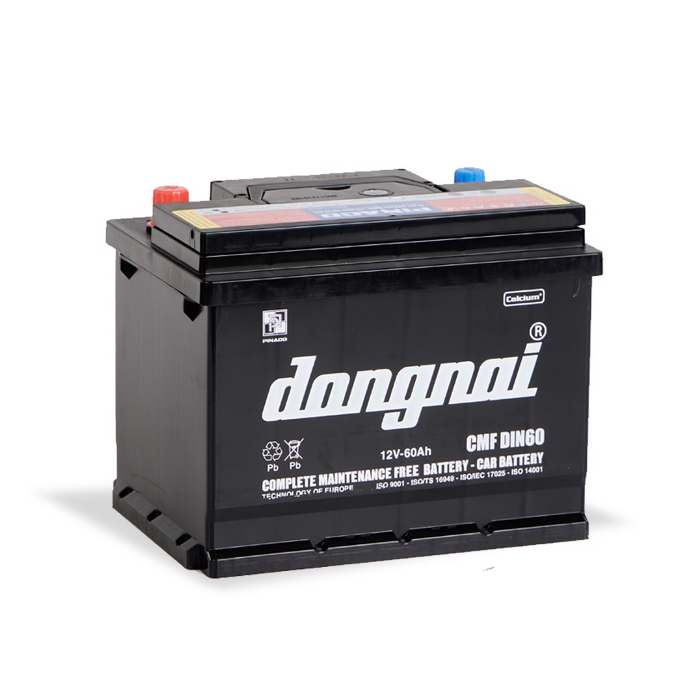 Ắc quy Đồng Nai CMF DIN60 (12v-60ah)
