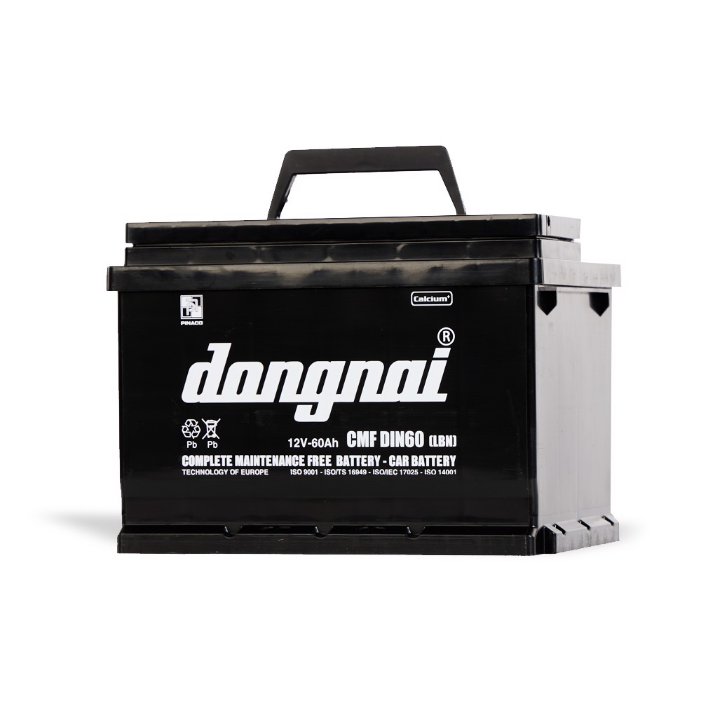 Ắc quy Đồng Nai CMF DIN60-LBN (12v-60ah)