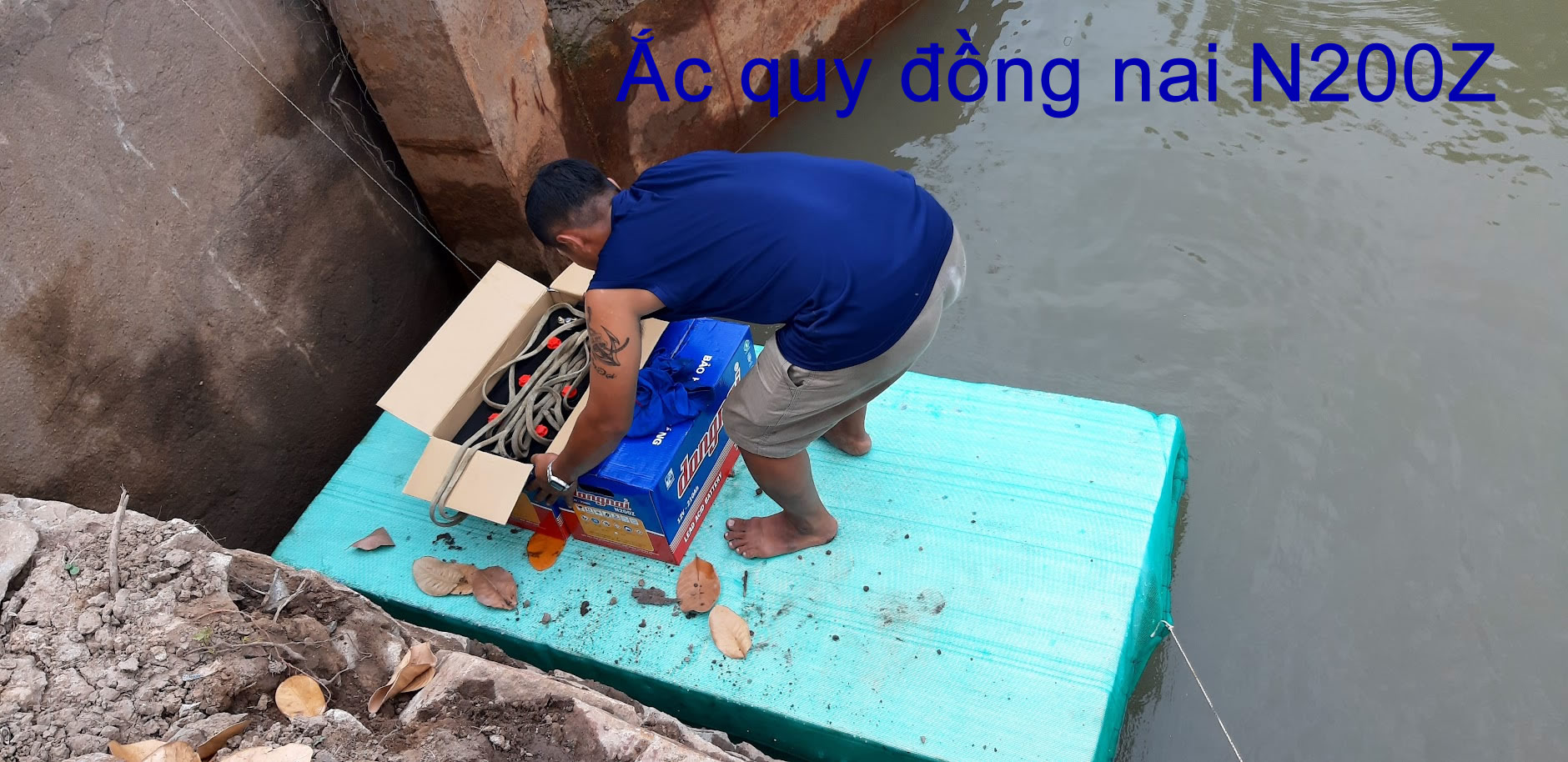 Bình ắc quy Đồng Nai N200Z cho sà lan