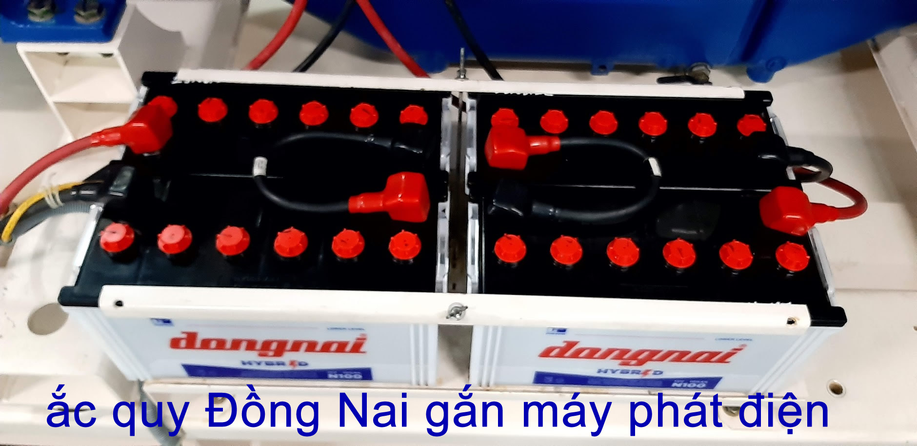 ắc quy Đồng Nai gắn máy phát điện